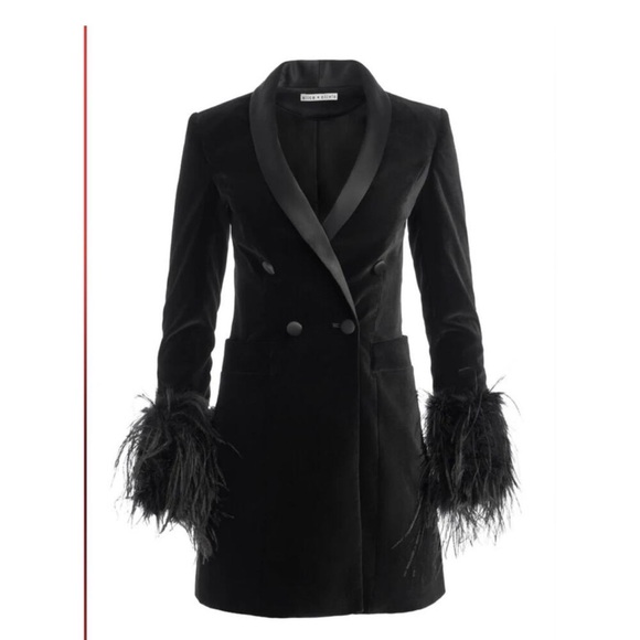 Balmain Jackets & Blazers - Balmain Black Blazer with Feathered Cuffs